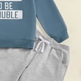 thumbnail image 6 of NOLDARES Toddler Baby Boy Winter Clothes 2-Piece Cartoons Graphics Long Sleeve Sweatshirt Tops Elastic Waist Pants Set Fall Outfit Clothing(Blue,4-5 Y), 6 of 6