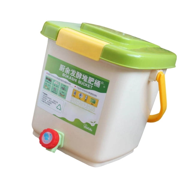 facefd Compost Bin Container Household Compost Box for Food Waste Kitchen Scraps