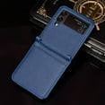 thumbnail image 5 of TECH CIRCLE for Samsung Galaxy Z Flip3 5G 2021 Case,Premium Lychee Texture PU Leather Wallet Case with Card Slot Shockproof Slim Fit Protective Phone Case,Darkblue, 5 of 7