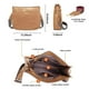 thumbnail image 2 of AUYOCO Bolso bandolera de piel vegana para mujer, bolso cruzado con correa para guitarra, bolsillos con cremallera, bolso de hombro, 2 of 5