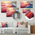 thumbnail image 4 of Designart "Coastal modern Waterscapes II" Landscapes Metal Wall Art, 4 of 5