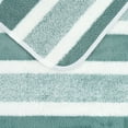 thumbnail image 4 of NC 2 Piece Bath Towel Set, Double Stripe Microfiber Soft Fast Drying Towels, Green, 4 of 6