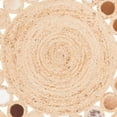 thumbnail image 5 of SAFAVIEH Natural Fiber Annandale Geometric Area Rug, Beige/Brown, 3' x 3' Round, 5 of 6