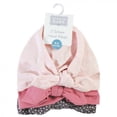 thumbnail image 2 of Hudson Baby Baby Girl Turban Cotton Headwraps, Pink Feather, One Size, 2 of 5