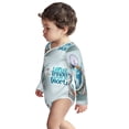 thumbnail image 3 of Xecao Let's go Travel Print Baby unisex-baby Cotton Long-sleeve Bodysuits-3 Months, 3 of 6