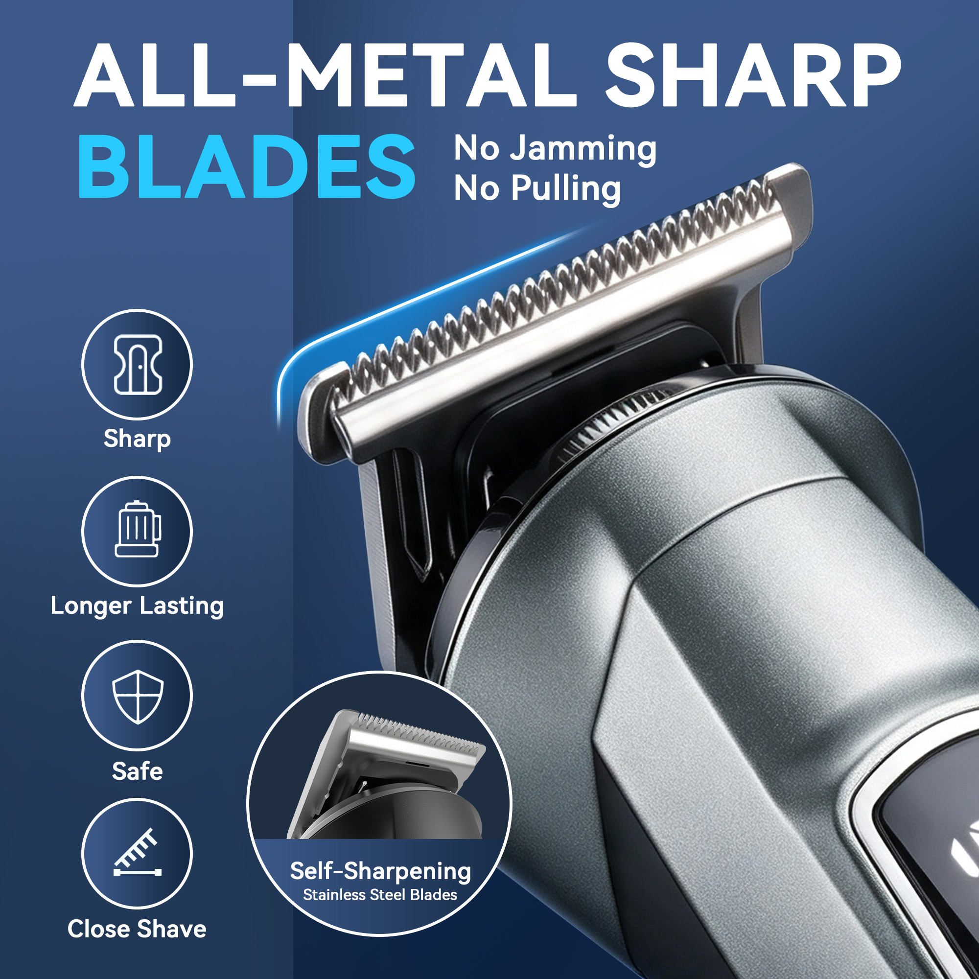 Mguzdi 14-in-1 Hair Clipper Kit with Storage Dock photo 3