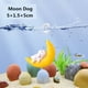 thumbnail image 1 of ¡Grandes ahorros navideños! Bola flotante creativa para pecera, oso lunar, adornos paisajísticos, mundo submarino, pequeñas piezas ornamentales, regalos geniales por menos en liquidación., 1 of 4