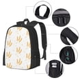 thumbnail image 4 of Daiia Wheat Backpack for Men and Women -Durable Backpack Large Capacity, Water-Resistant Bag with Adjustable Straps and Laptop Compartment, 4 of 9