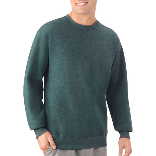 men's fleece crew sweatshirt