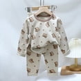 thumbnail image 2 of Pijamas para niños, ropa de dormir de Navidad para niños y niñas, conjunto de algodón, ropa de dormir de otoño e invierno, ropa de hogar para niños, conjunto de pijamas de dos piezas, 2 of 4