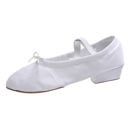 

Vedolay Womens Casual Shoes Women s Canvas Dance Shoes Soft Soled Training Shoes Ballet Shoes Sandals Casual Shoes For Women(White 9)