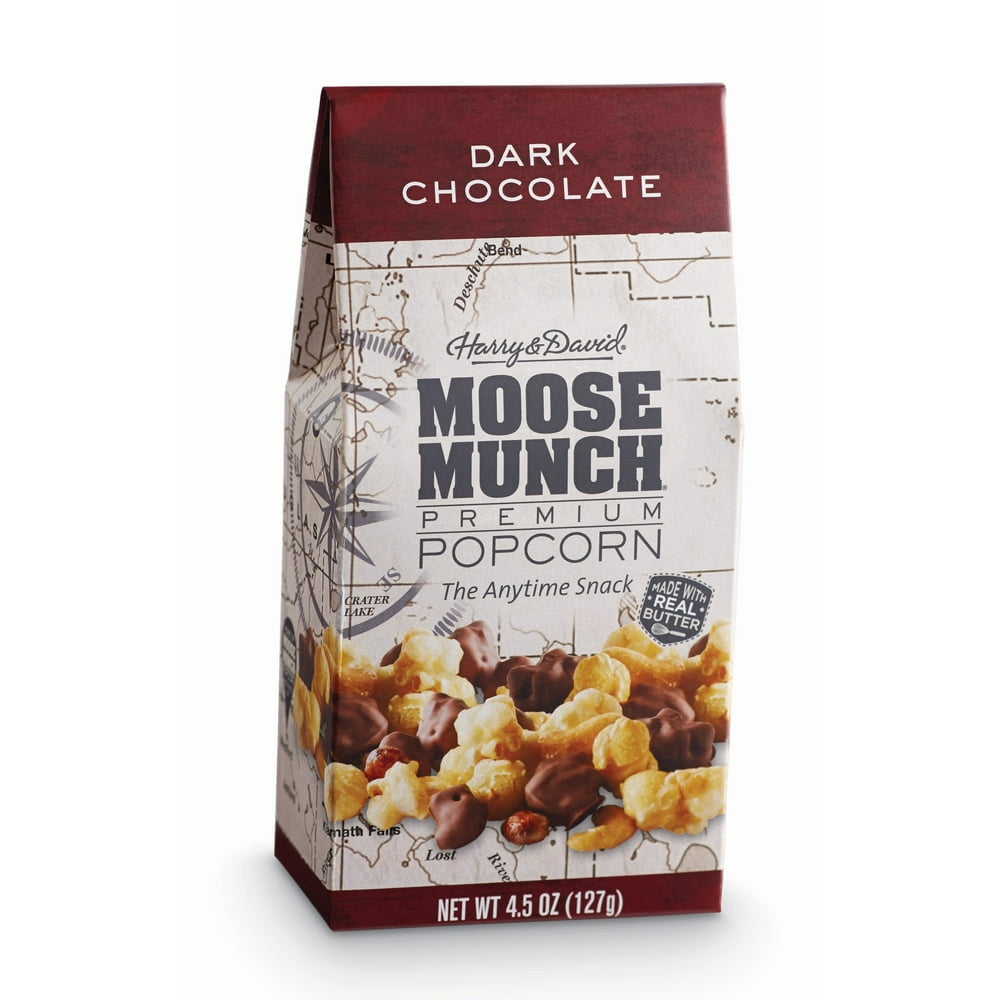 Harry & David Gourmet Dark Chocolate Moose Munch, 4 Oz. Gable