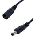 thumbnail image 3 of 2Pcs DC12V-24V LED Strip Lights Dimmer Switch PWM Rotary Dimmer Controller Inline Dimmer Switch for LED String Lights Christmas Lights Black K-018-BK, 3 of 6