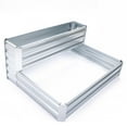 thumbnail image 6 of LuxenHome 2-Tier Rectangular Galvanized Steel Raised Garden Bed, 6 of 10