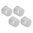 thumbnail image 1 of Push Through Wheel Center Caps, Wheel Hub Center Cap Carbon Steel Full Protection Stylish Look 4.25in  for Truck Trailer RV SUV Wheels Rims, 1 of 7