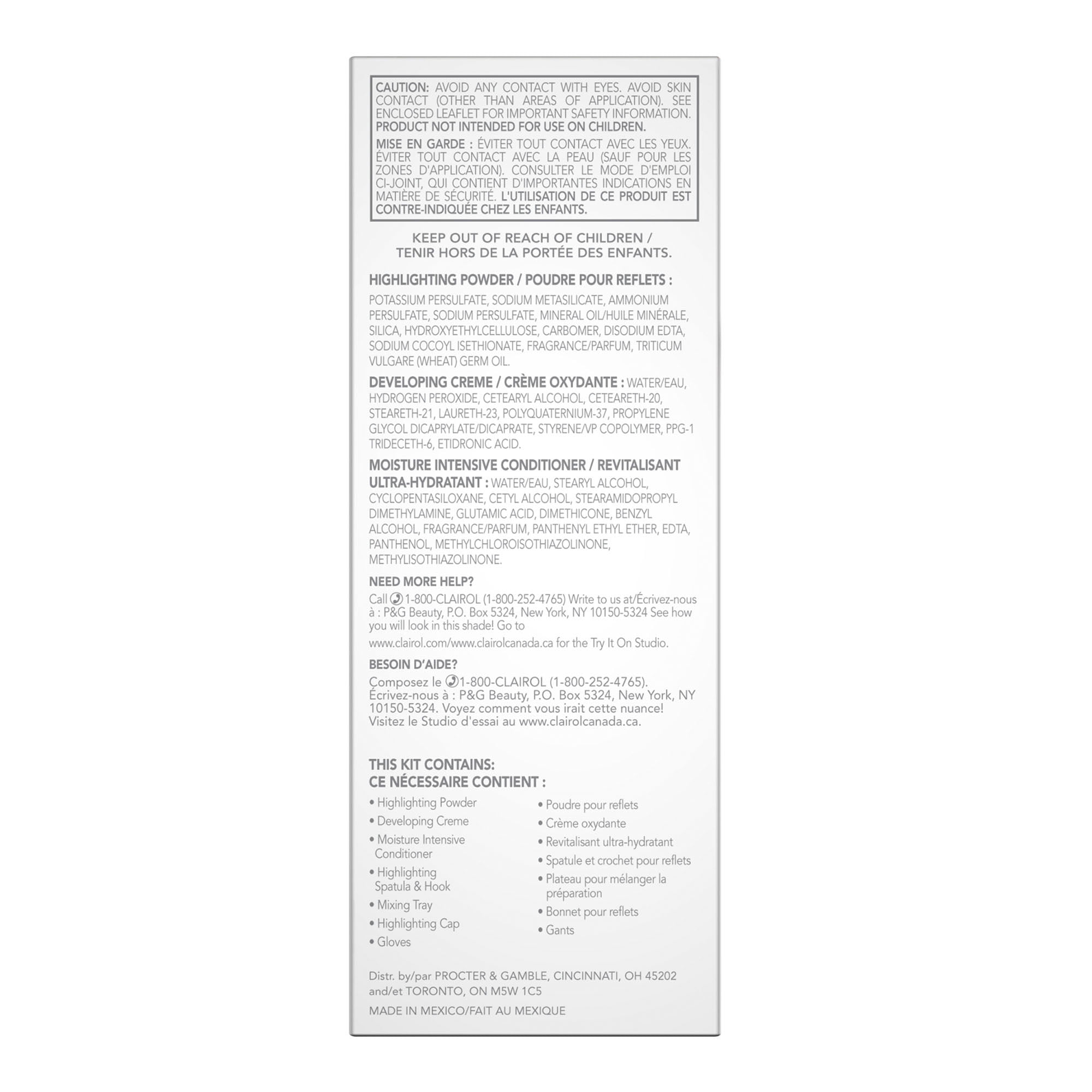 Clairol Nice 'n Easy Frost & Tip Original Hair Highlighting Kit