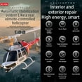 thumbnail image 2 of C138 Bell206 RC Helicopter, 1:33 Scale, 2.4G 6CH RTF Single Propeller Aileron Free, Six-axis Gyroscope, Modular Battery, One-Touch Function for Adults & Hobbyists, 2 of 5