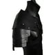 thumbnail image 3 of Cuero de Hombro medieval BLESIY Pauldron Guerrero Steampunk Arnés de pecho disfraz negro, 3 of 8