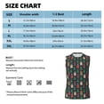 thumbnail image 5 of Lsque Christmas Trees And Houses Print Men's Cotton Blend Sleeveless Muscle Shirts (S-3XL)- Moisture Wicking, Odor Protection, UPF 30+,Small, 5 of 8