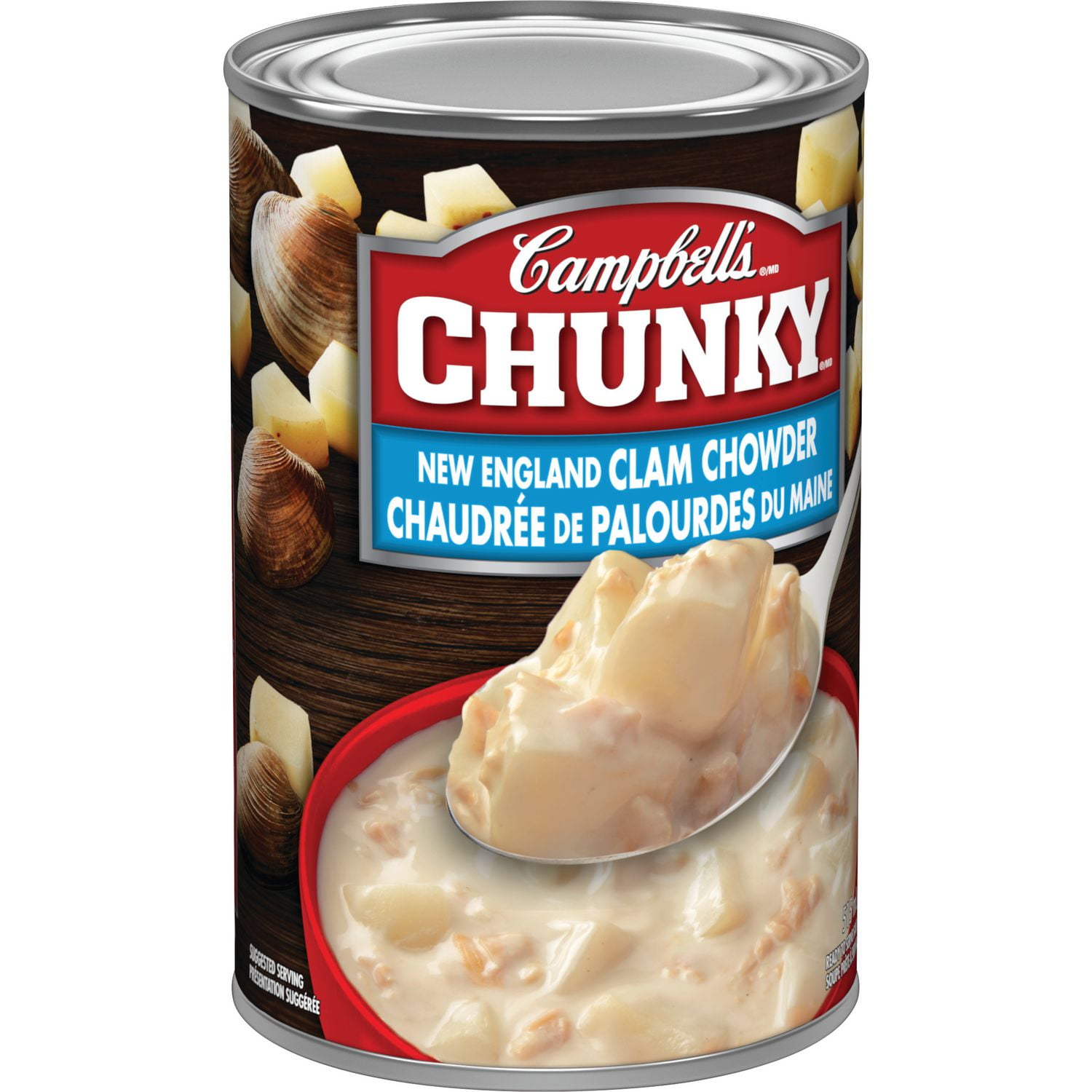 Soup de Chaudrée de palourdes du Maine prête à servir ChunkyMD de Campbell’sMD, longue conservation Soup prête à servir 515 mL