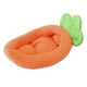 thumbnail image 4 of Cama nido para perros Cama para mascotas Forma de zanahoria Suave, Funda extraíble, Lavable Transpirable Cómoda Felpa para todas Cojín S, 4 of 8