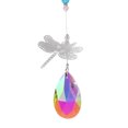 thumbnail image 1 of Crystal Wind Chimes Chandelier Rainbow Dragonfly Beads Decoración colgante (5) JShteea Libre de BPA, 1 of 8