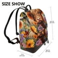 thumbnail image 2 of Ratiio Countryside Colorful Floral Cow Pattern Womens Backpack Purse Leather Backpack Purse for Women Travel Fashion Backpack Designer Ladies Shoulder Bags, 2 of 4