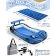 thumbnail image 5 of Cherimor Inflatable Toddler Bed, Racing Vehicle Blow Up Mattress for Kids Travel with 4-Side Safety Rail Bumpers, 2-Min Quick Auto Pump, Heavy Duty 330lb Capacity, Portable Toddler Airbed, Blue, 5 of 9