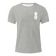thumbnail image 4 of Camisetas de Manga Larga de Algodón Moda Casual Manga Corta Cuello Redondo Blusas para Al Aire Libre, Casual, Uso Diario, 4 of 7