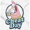 thumbnail image 2 of Funny Patrick Star Cartoon Cheat Day Romper Boys or Girls Infant Baby Brisco Brands NB, 2 of 6