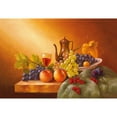 thumbnail image 3 of Fasani 24x18 Black Modern Framed Museum Art Print Titled - Still-Life WITH FRUITS I, 3 of 5