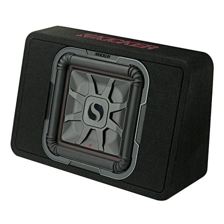 Kicker TL7T Single 12 Inch 2 Ohm Solo Baric Subwoofer in Enclosure for Car Audio