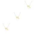 thumbnail image 3 of Collar de constelaciones de amistad Escorpio oro Qarigey, 3 of 6