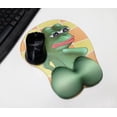 thumbnail image 3 of Alfombrilla de ratón ergonómica - Alfombrilla de ratón para gamers con reposamuñecas de gel, reposamuñecas cómodo para gaming, para ordenador y portátil - The Frog, 3 of 4