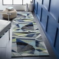 thumbnail image 2 of SAFAVIEH Porcello Karenza Geometric Runner Rug, Grey/Blue, 2'3" x 12', 2 of 8
