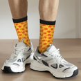 thumbnail image 6 of Disketp fall retro maple leaf Unisex Crew Socks Lightweight Breathable Ventilation Ankle Socks, Mid-calf socks for Daily, 6 of 6