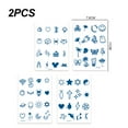 thumbnail image 2 of Mini pegatinas temporales falsas para tatuajes en los dedos: tatuajes de diseño pequeño y simple, tatuaje temporal de 8 hojas, 2 of 6