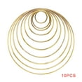 thumbnail image 1 of 10pcs Different Sizes Dream Catcher Dream Catcher Rings DIY Wreaths Macrame Projects Hoops Craft Round Rings, 1 of 1