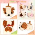 thumbnail image 3 of Juego de 12 minipeluches Chalyna de peluche de 4 pulgadas, 3 of 7