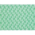thumbnail image 2 of Zelouf Floral Lace Print  , Sewing, DIY, Crafts Fabric by the Yard, 717 Kelly/wht, 10 Yard, 2 of 2