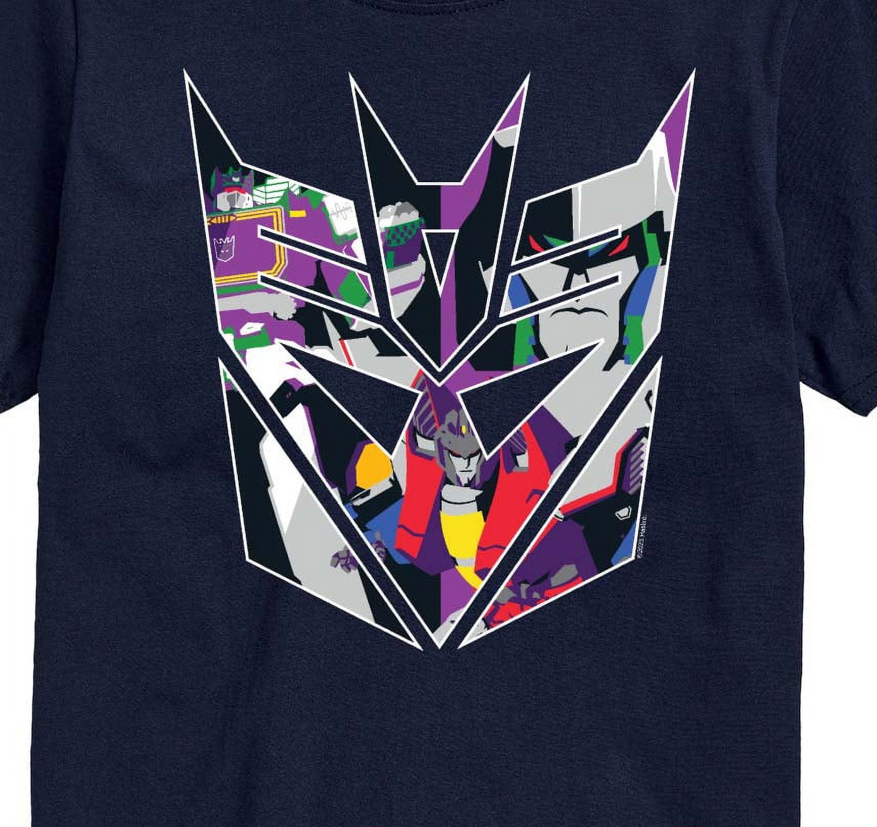 Transformers - Decepticon Crop Logo - Adult Short Sleeve Tee