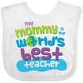 thumbnail image 3 of Inktastic Teacher Mommy for Son Boys or Girls Baby Bib, 3 of 4