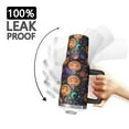 thumbnail image 3 of Colorful Halloween Pattern Tumbler with Handle and Lid,40oz Double Wall Vacuum Insulated Tumbler,Cups Gift for Women and Men, 3 of 7