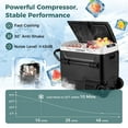 thumbnail image 5 of Costway Dual Zone 12V Car Refrigerator 64QT Portable Compressor Fridge Freezer (-4℉~68℉)  for RVs Black, 5 of 11