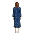 Lands' End Women's Long Sleeve Flannel Nightgown