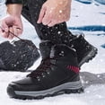 thumbnail image 3 of Xmyrz Waterproof Snow Boots For Men Classic Lightweight Skin-Friendly Mid Claf Outdoor Wide Calf Boots Winter Boots Mens Shoes, 3 of 8