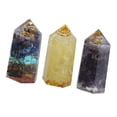 thumbnail image 1 of Piedra de palma Unique Bargains 3 piezas de cristal de imitación columna de piedra tallada, 1 of 7