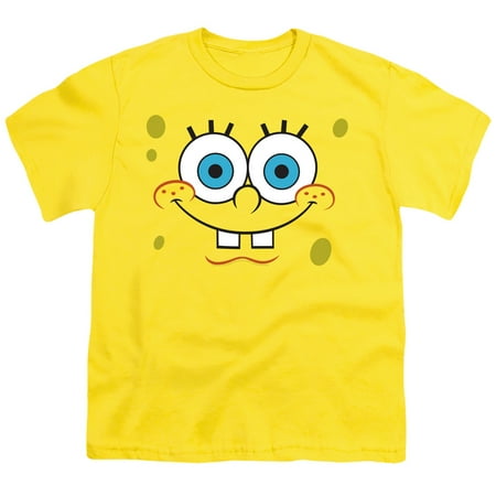 Spongebob Smiling Face Unisex Youth T Shirt
