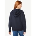 thumbnail image 3 of Free Assembly Women's Pullover Raglan Hoodie, 3 of 6