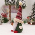 thumbnail image 4 of Duendes navideños sosteniendo escena de regalo vistiendo Navidad anciano para estantería (verde) JShteea Libre de BPA, 4 of 6